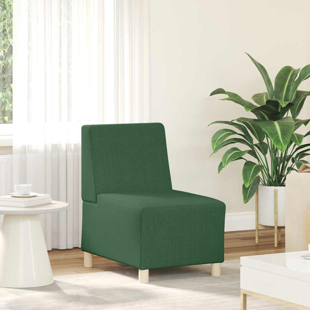 Sofa Chiar 3 pcs Verde junglă 55 x 74 x 82 cm GartenMobel Dekor
