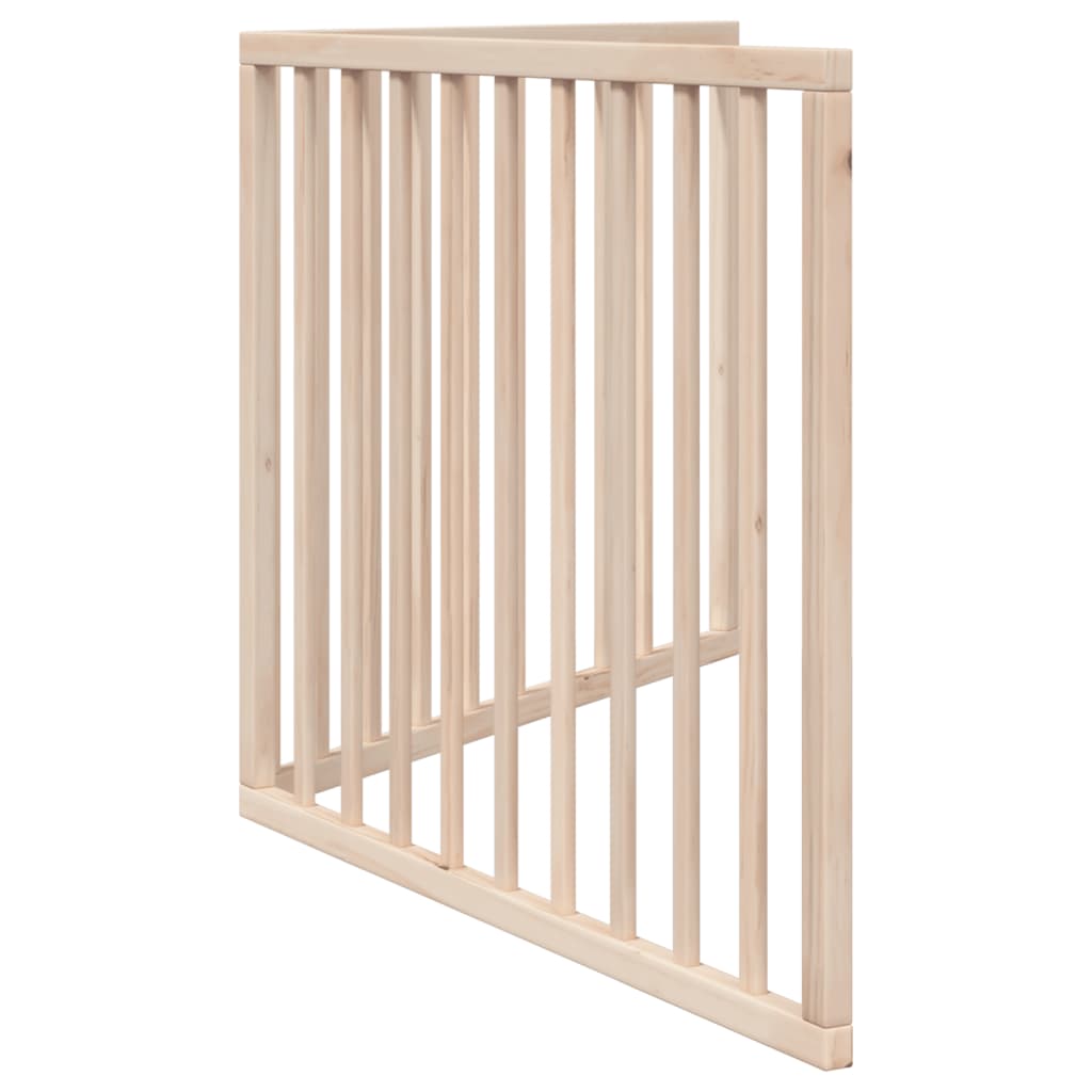 Poartă pentru câini pliabilă, 2 panouri, 160 cm, lemn de plop GartenMobel Dekor