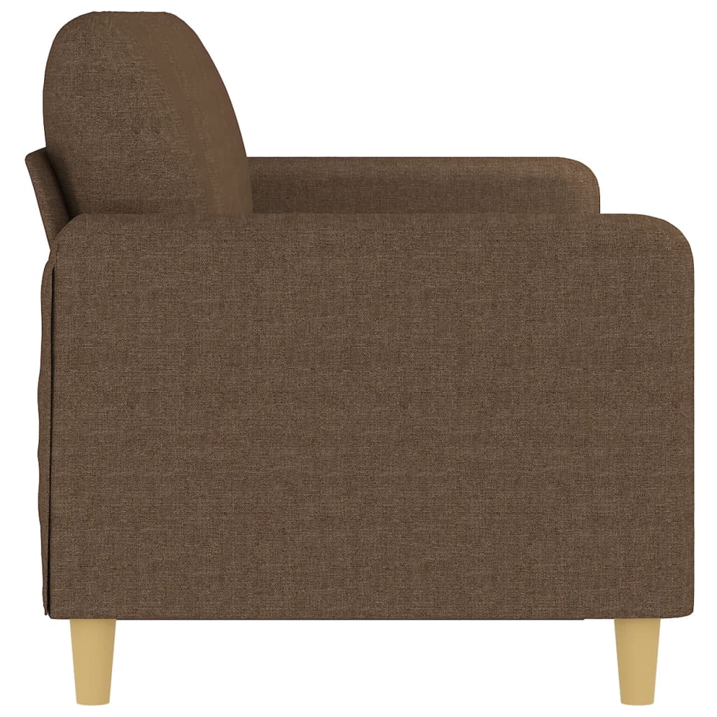 Canapea cu 3 locuri, maro, 180 cm, material textil GartenMobel Dekor
