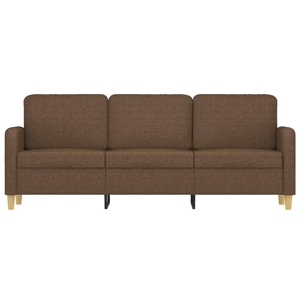 Canapea cu 3 locuri, maro, 180 cm, material textil GartenMobel Dekor