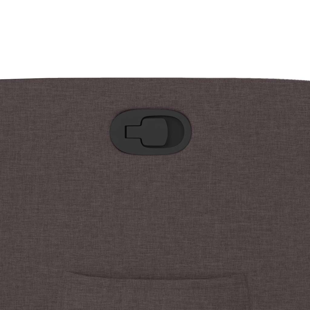 Fotoliu rabatabil, maro închis, material textil GartenMobel Dekor