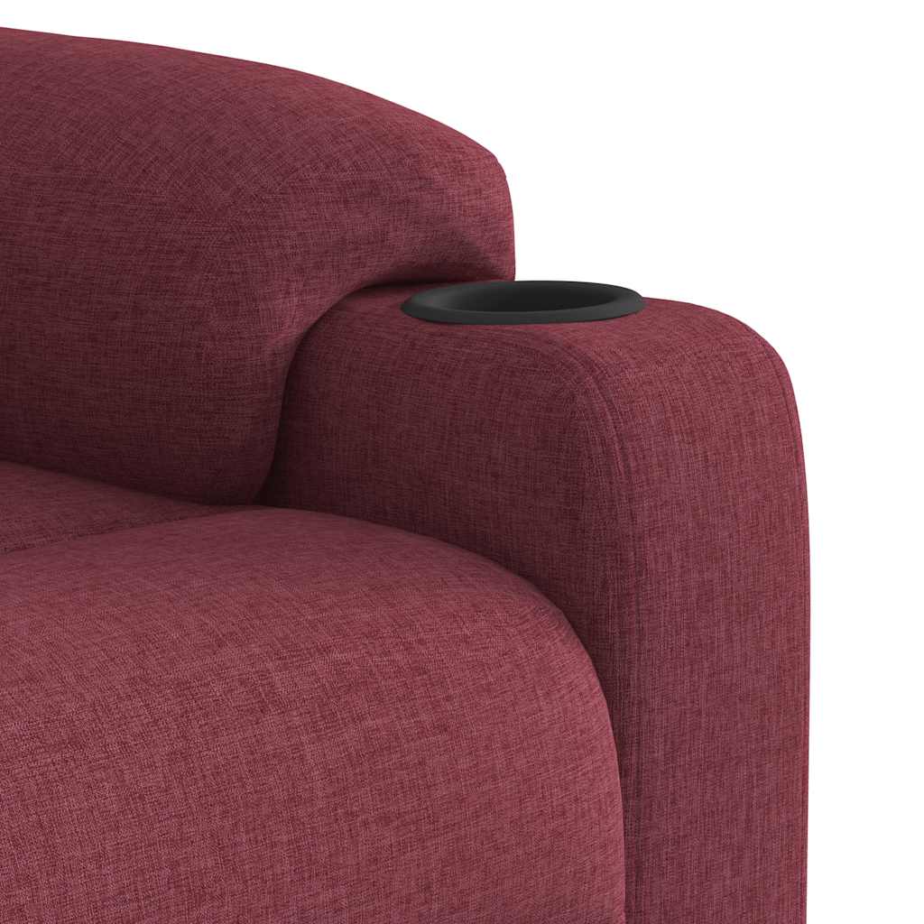 Fotoliu rabatabil, roșu vin, material textil GartenMobel Dekor