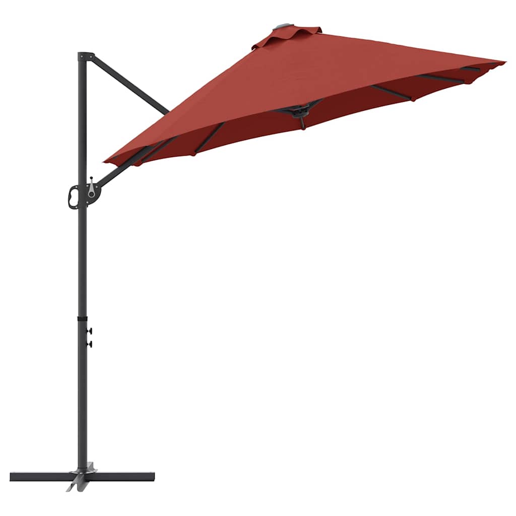 Parasol cu braț cantilever pentru grădină Terracota mare GartenMobel Dekor