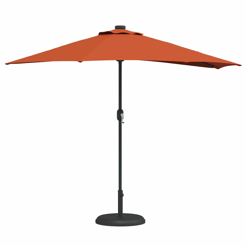 Parasol de Grădină Terracota 294 x 150 x 224 cm țesătură GartenMobel Dekor