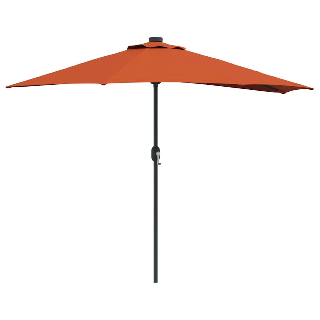 Parasol de Grădină Terracota 294 x 150 x 224 cm țesătură GartenMobel Dekor