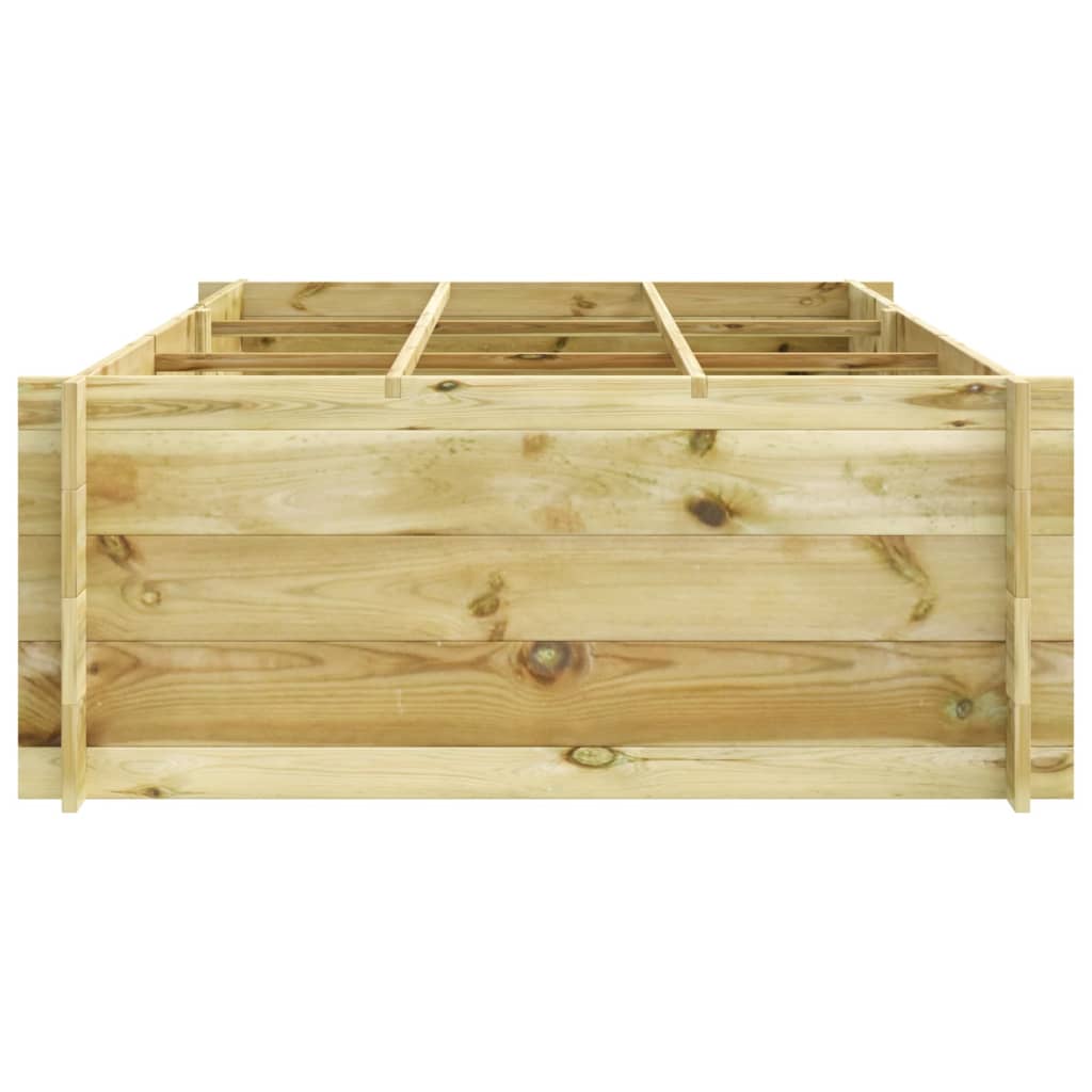 Strat înălțat, 150 x 100 x 40 cm, lemn tratat GartenMobel Dekor