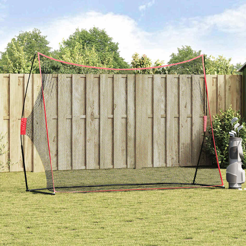 Aparate de antrenament golf Negru 314 x 92 x 214 cm Poliester GartenMobel Dekor