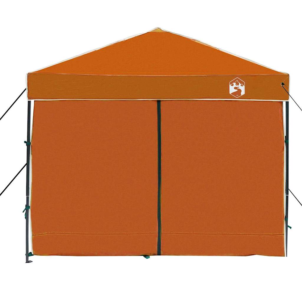 Cort cu Copertină Portocaliu 250 x 250 x 227 / 236 / 245 cm GartenMobel Dekor