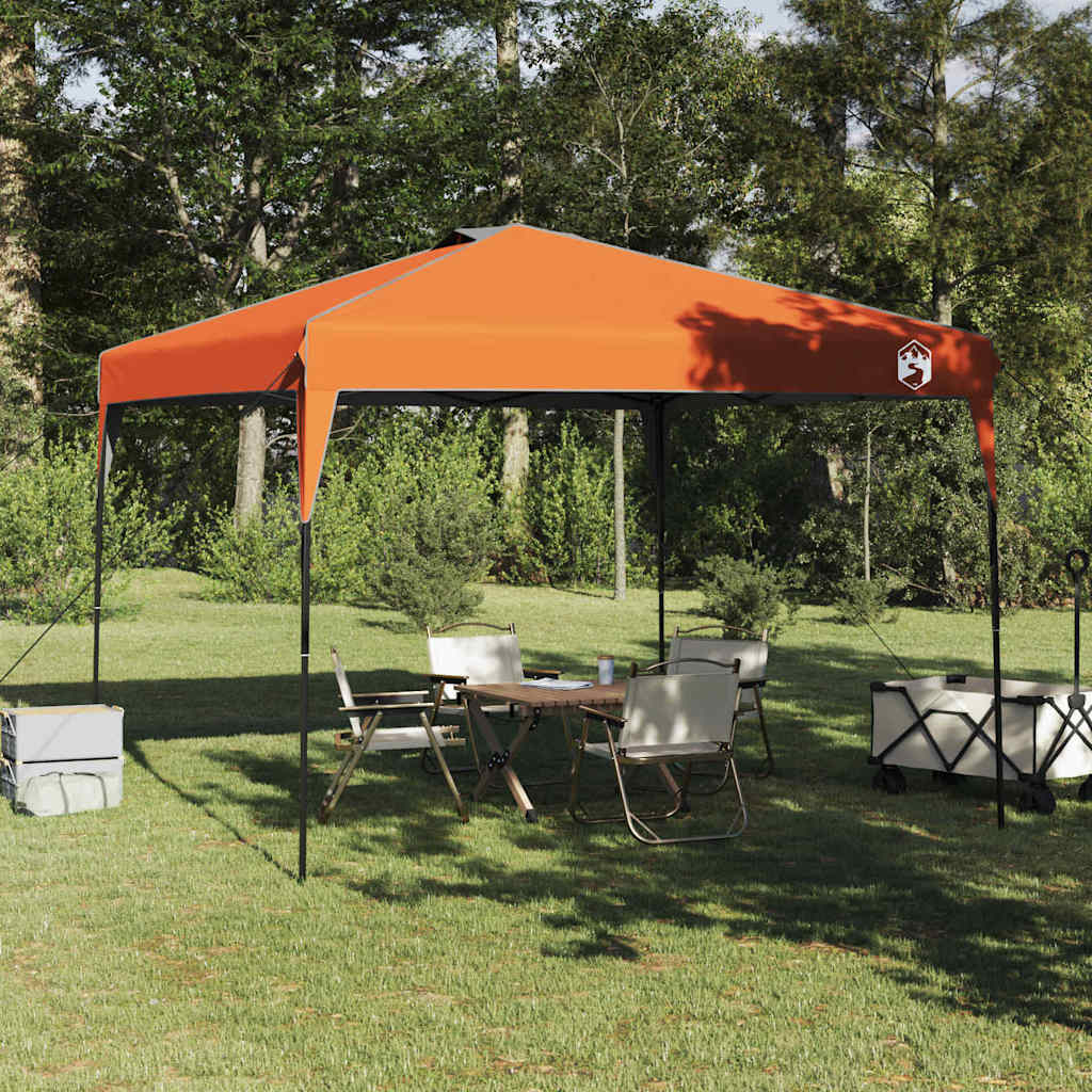 Cort cu Copertină Portocaliu 300 x 300 x 227 / 236 / 245 cm GartenMobel Dekor
