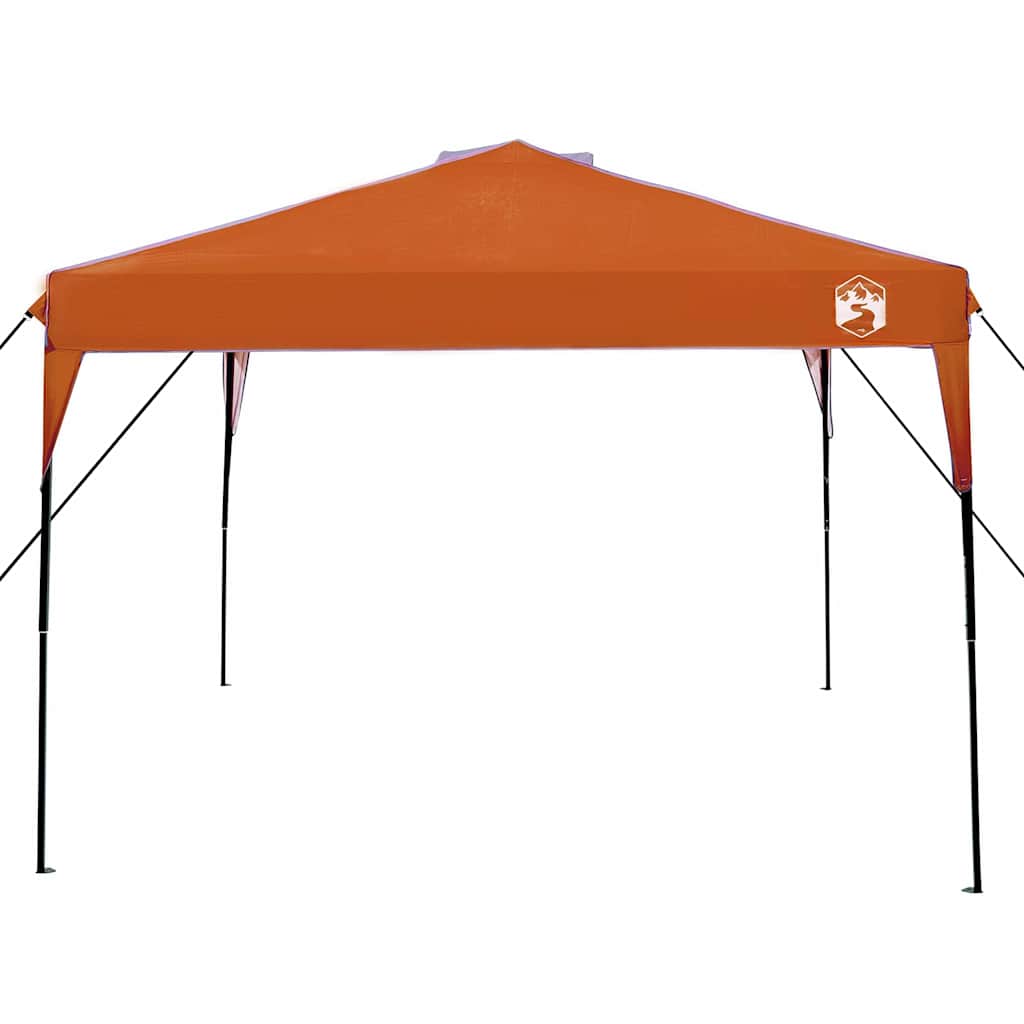 Cort cu Copertină Portocaliu 300 x 300 x 227 / 236 / 245 cm GartenMobel Dekor