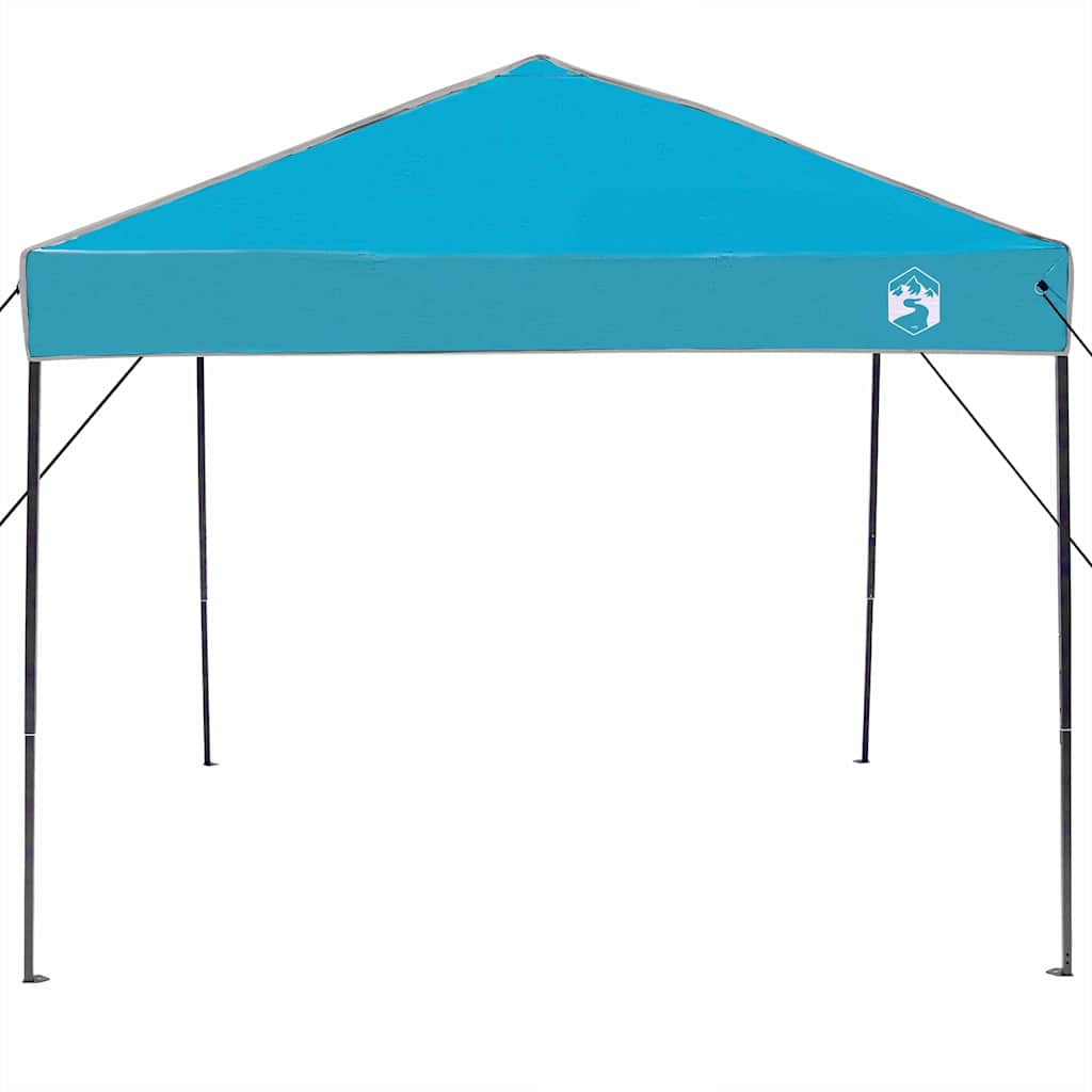 Cort cu Copertină albastru 250 x 250 x 227 / 236 / 245 cm GartenMobel Dekor