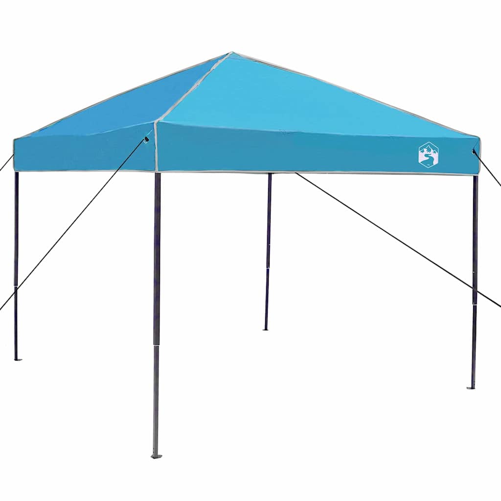 Cort cu Copertină albastru 250 x 250 x 227 / 236 / 245 cm GartenMobel Dekor
