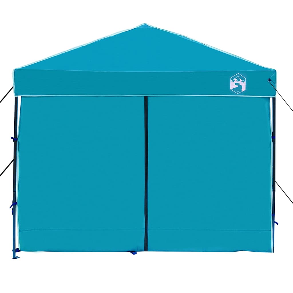 Cort cu Copertină albastru 250 x 250 x 227 / 236 / 245 cm GartenMobel Dekor