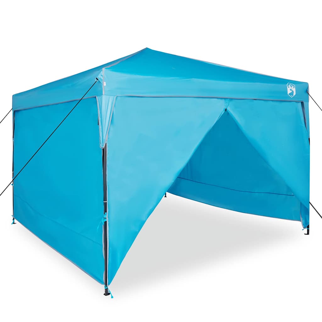 Cort cu Copertină albastru 300 x 300 x 227 / 236 / 245 cm GartenMobel Dekor