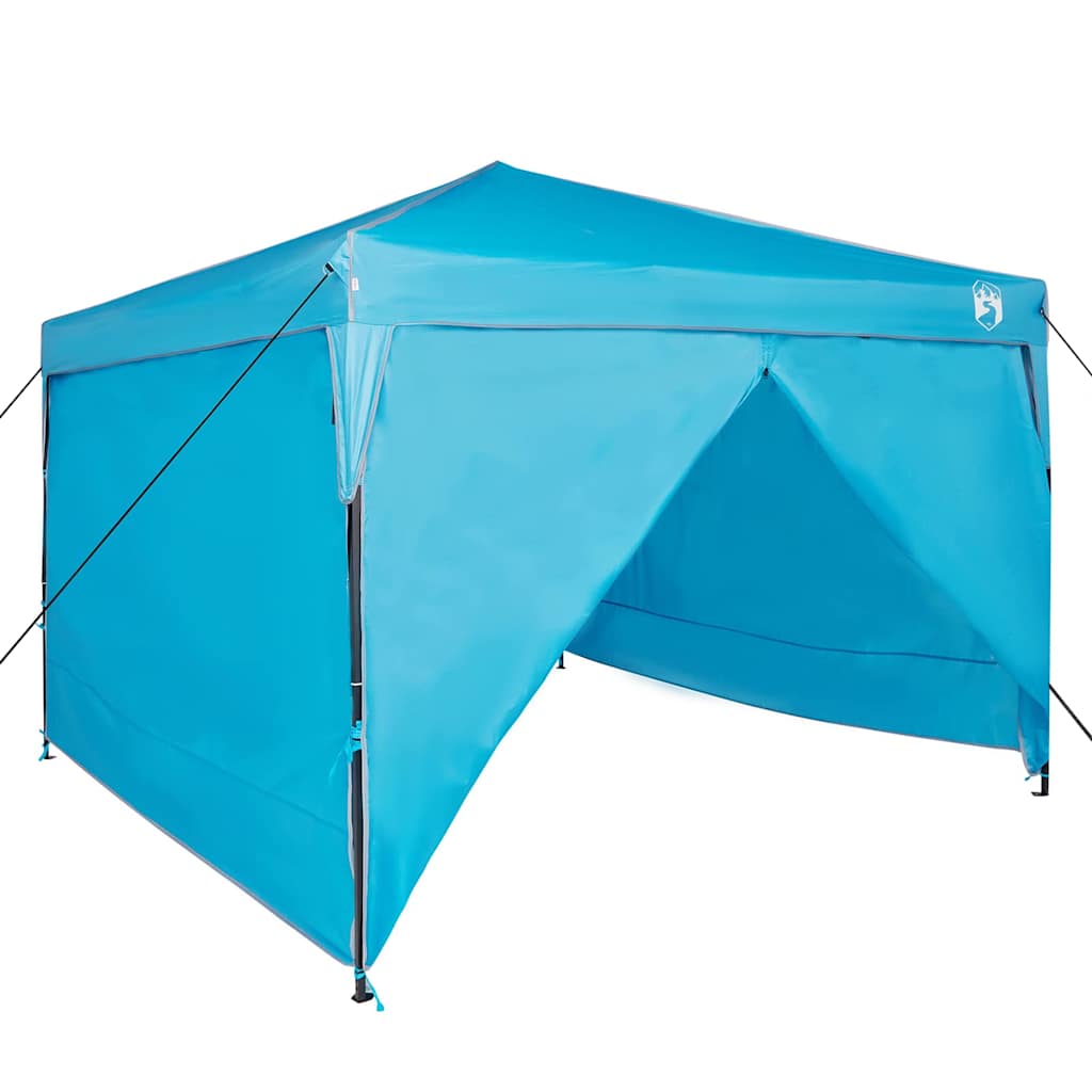 Cort cu Copertină albastru 300 x 300 x 227 / 236 / 245 cm GartenMobel Dekor