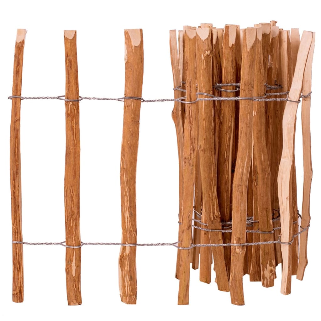 Gard din șipci, 60 x 500 cm, lemn de alun GartenMobel Dekor