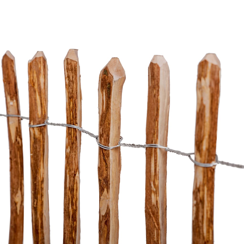 Gard din șipci, 60 x 500 cm, lemn de alun GartenMobel Dekor