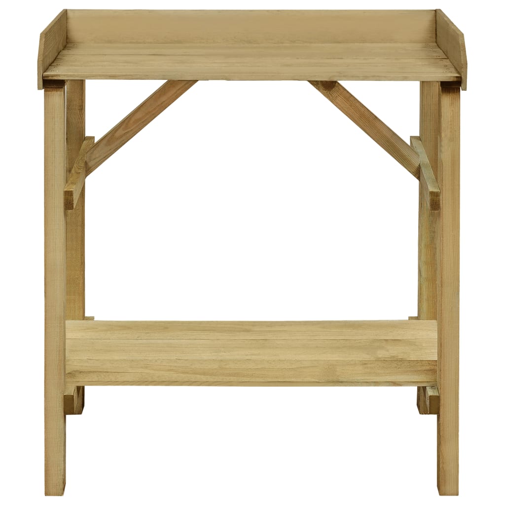 Masă jardinieră de grădină 75x40x90 cm lemn de pin tratat GartenMobel Dekor