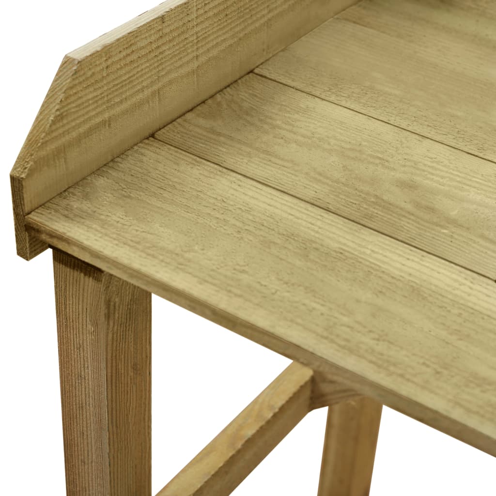 Masă jardinieră de grădină 75x40x90 cm lemn de pin tratat GartenMobel Dekor