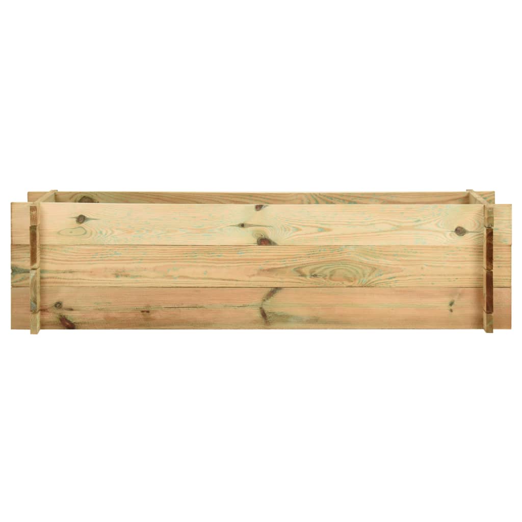 Strat înălțat legume grădină, 120 cm, lemn de pin tratat GartenMobel Dekor