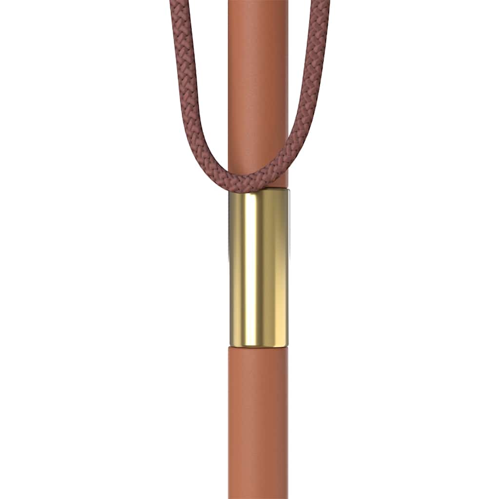 Umbrelă de soare, exterior, stâlp lemn, 150x200 cm, gri taupe GartenMobel Dekor