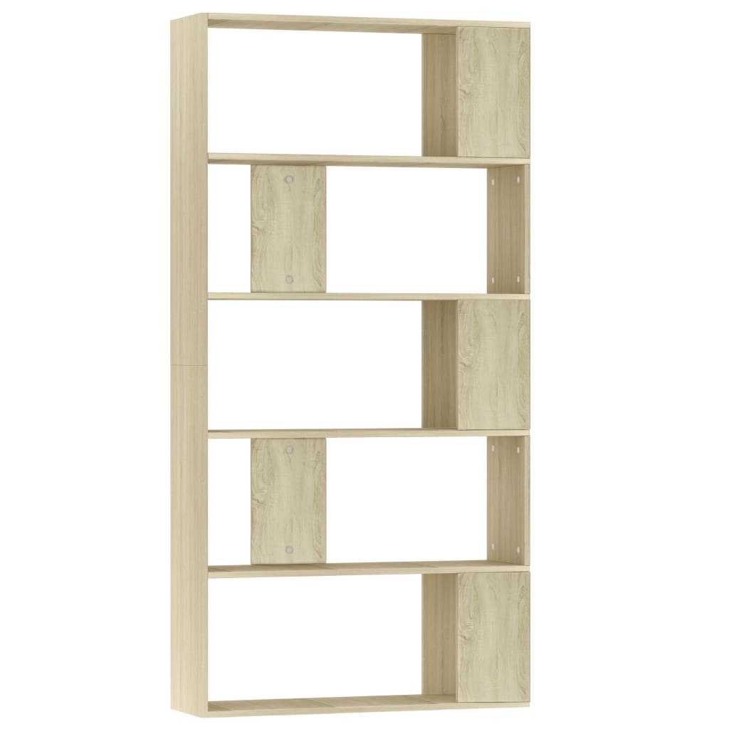 Bibliotecă/Separator, stejar sonoma 80x24x159 cm lemn prelucrat GartenMobel Dekor