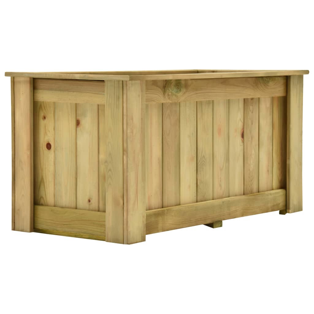 Jardinieră înaltă, 100 x 50 x 50 cm, lemn de pin tratat GartenMobel Dekor