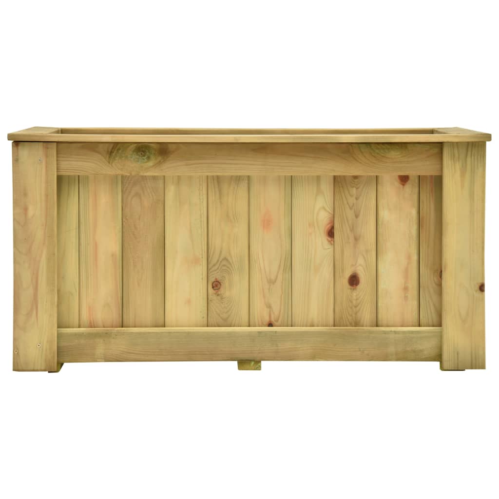 Jardinieră înaltă, 100 x 50 x 50 cm, lemn de pin tratat GartenMobel Dekor