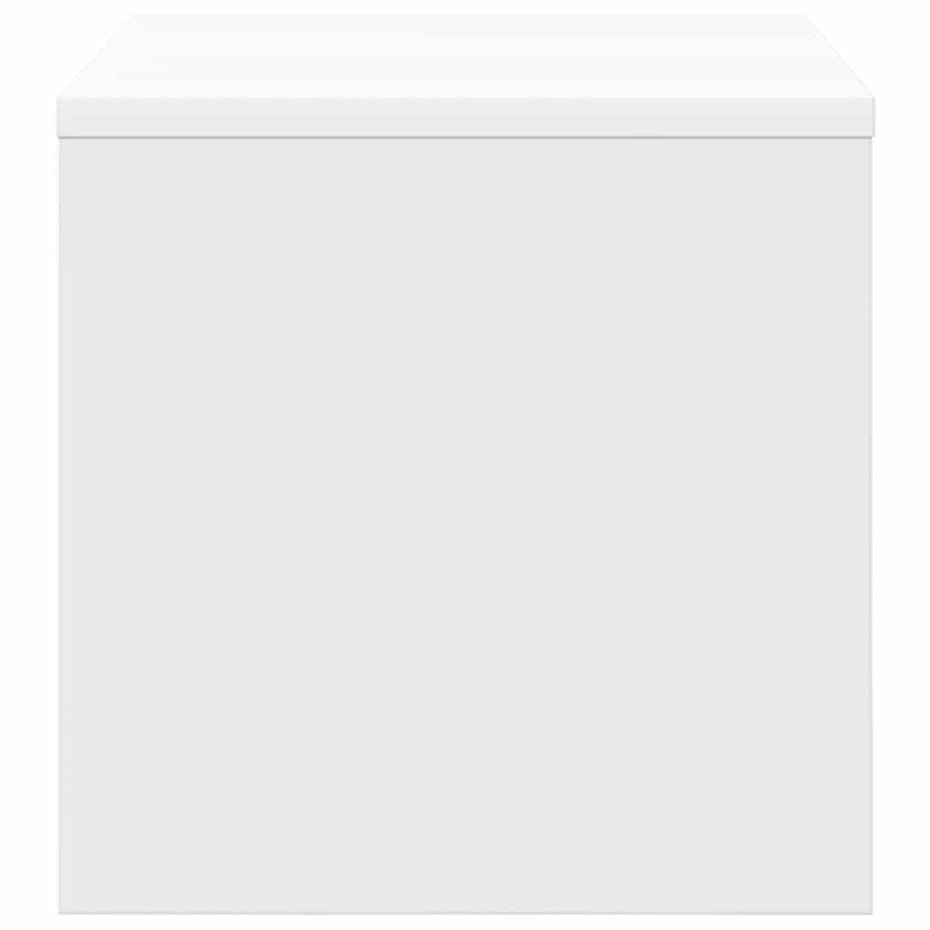 Noptieră, alb, 40x30x30 cm, lemn prelucrat GartenMobel Dekor