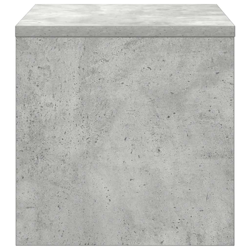 Noptieră, gri beton, 40x30x30 cm, lemn prelucrat GartenMobel Dekor