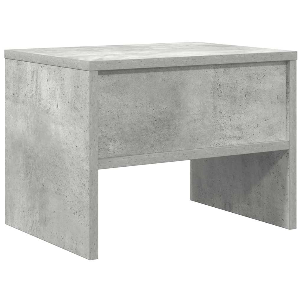 Noptieră, gri beton, 40x30x30 cm, lemn prelucrat GartenMobel Dekor