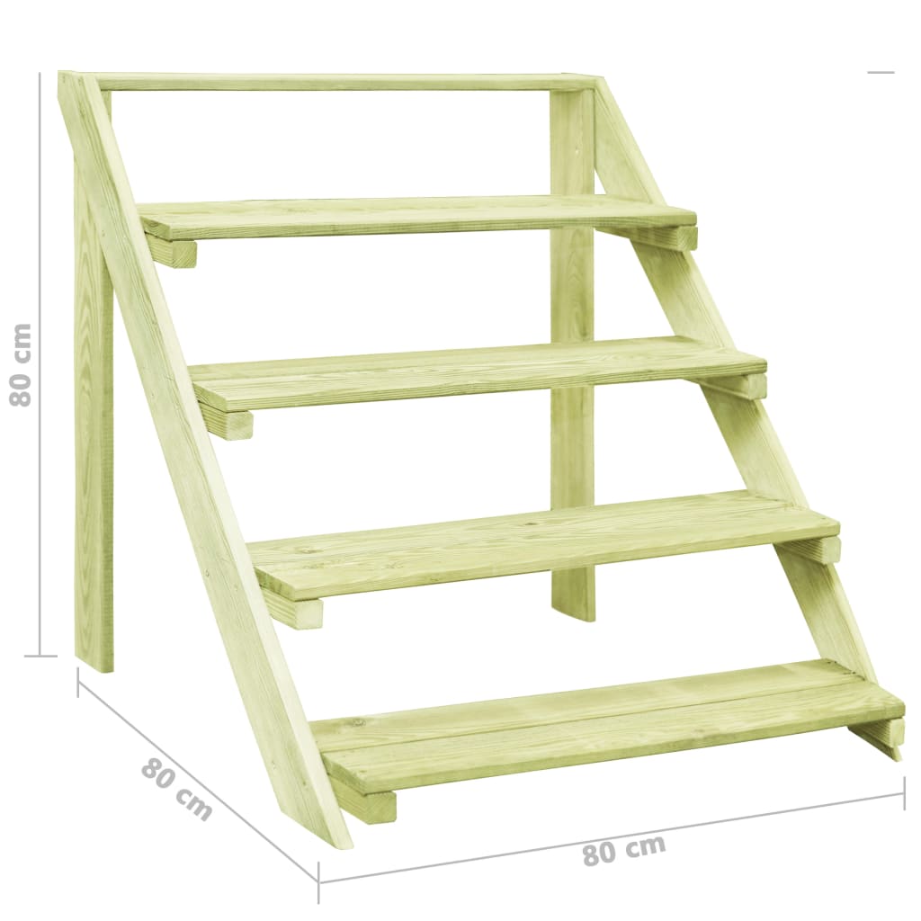 Suport de plante, 80 x 80 x 80 cm, lemn de pin tratat GartenMobel Dekor