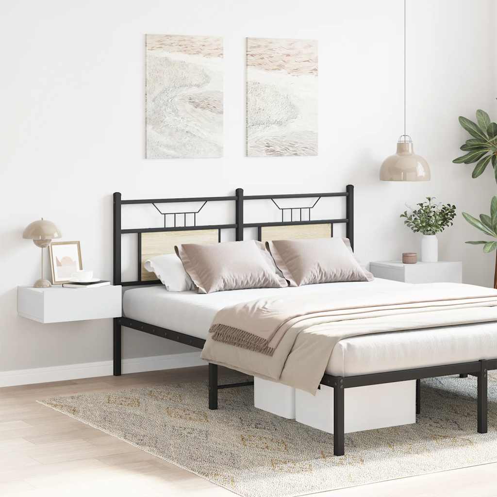 Noptiere suspendate, 2 buc., alb, 40x30x15 cm, lemn prelucrat GartenMobel Dekor