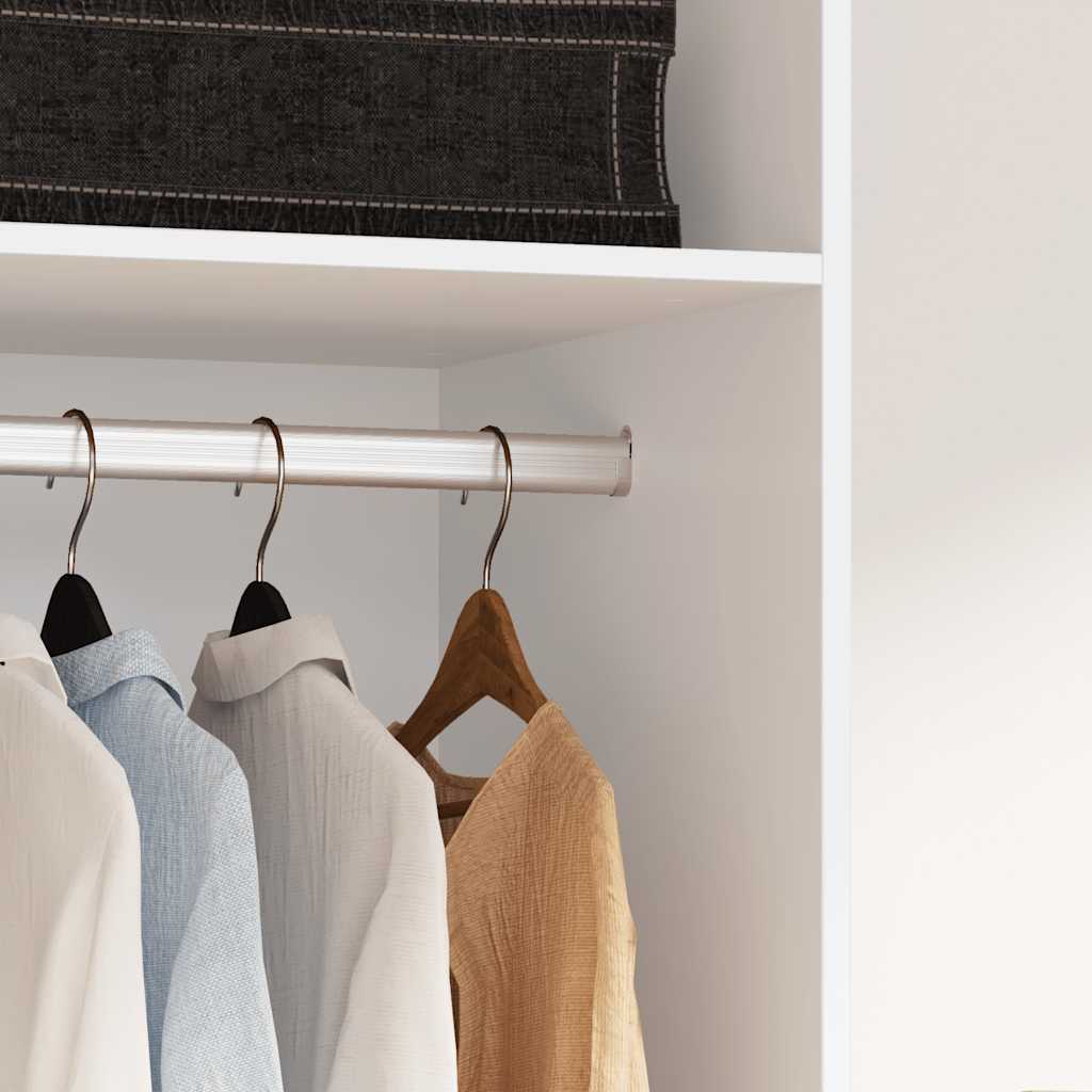 Șifonier, alb, 50x50x200 cm, lemn prelucrat GartenMobel Dekor