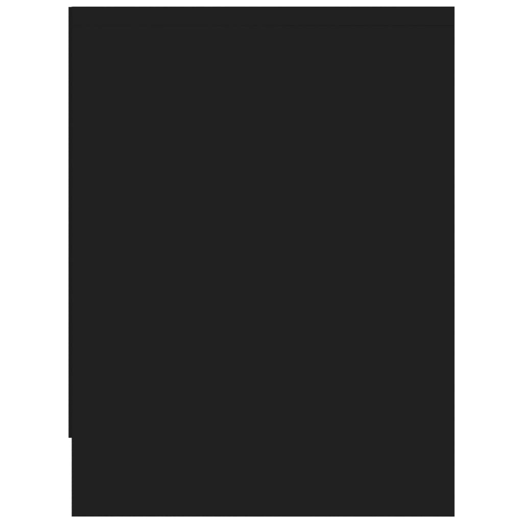 Noptieră, negru, 40x30x40 cm, lemn prelucrat GartenMobel Dekor