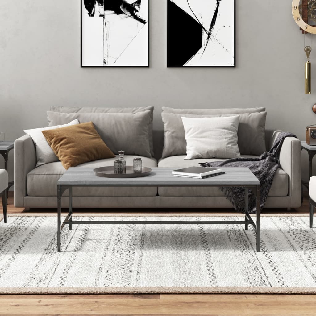 Măsuță de cafea, gri sonoma, 100x50x35 cm, lemn prelucrat GartenMobel Dekor