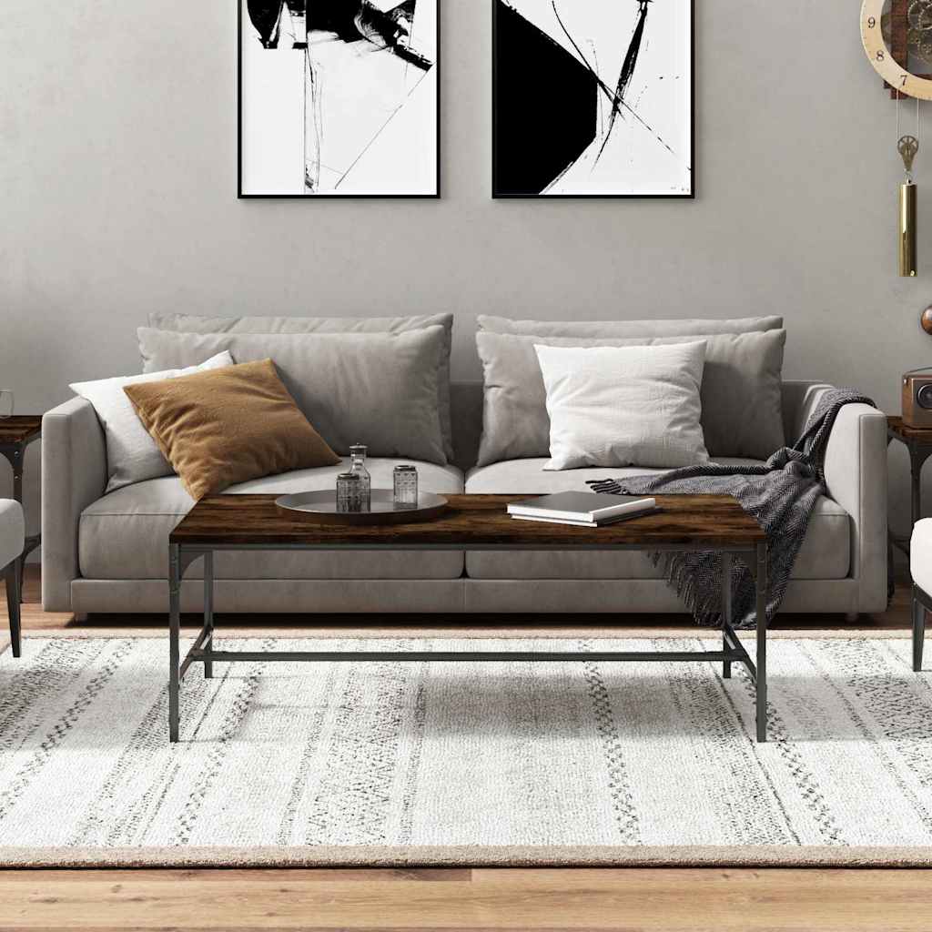 Măsuță de cafea, stejar fumuriu, 100x50x35 cm, lemn prelucrat GartenMobel Dekor