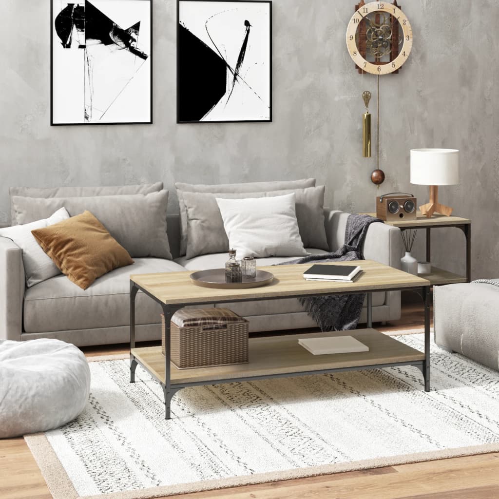 Măsuță de cafea, stejar sonoma, 80x50x40 cm, lemn prelucrat GartenMobel Dekor