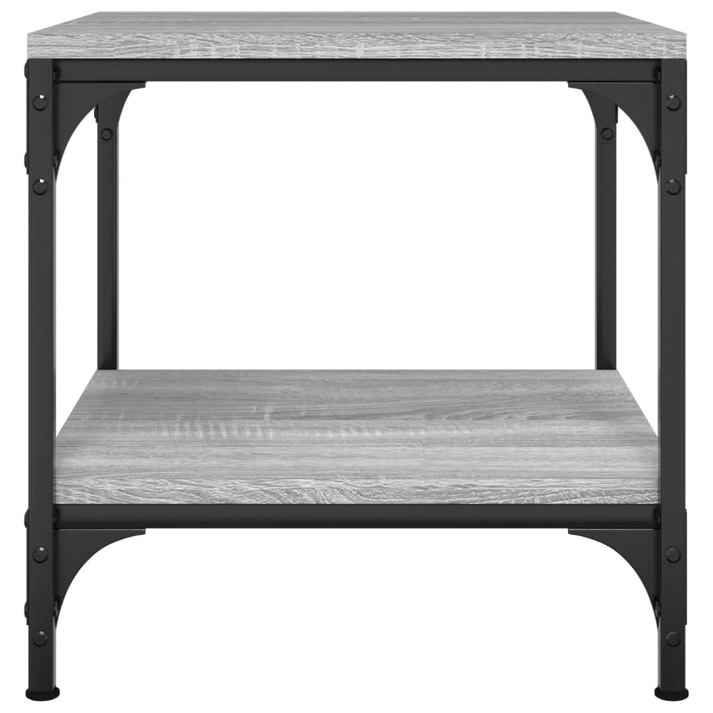 Măsuțe laterale 2 buc. gri sonoma 40x40x40 cm lemn prelucrat GartenMobel Dekor