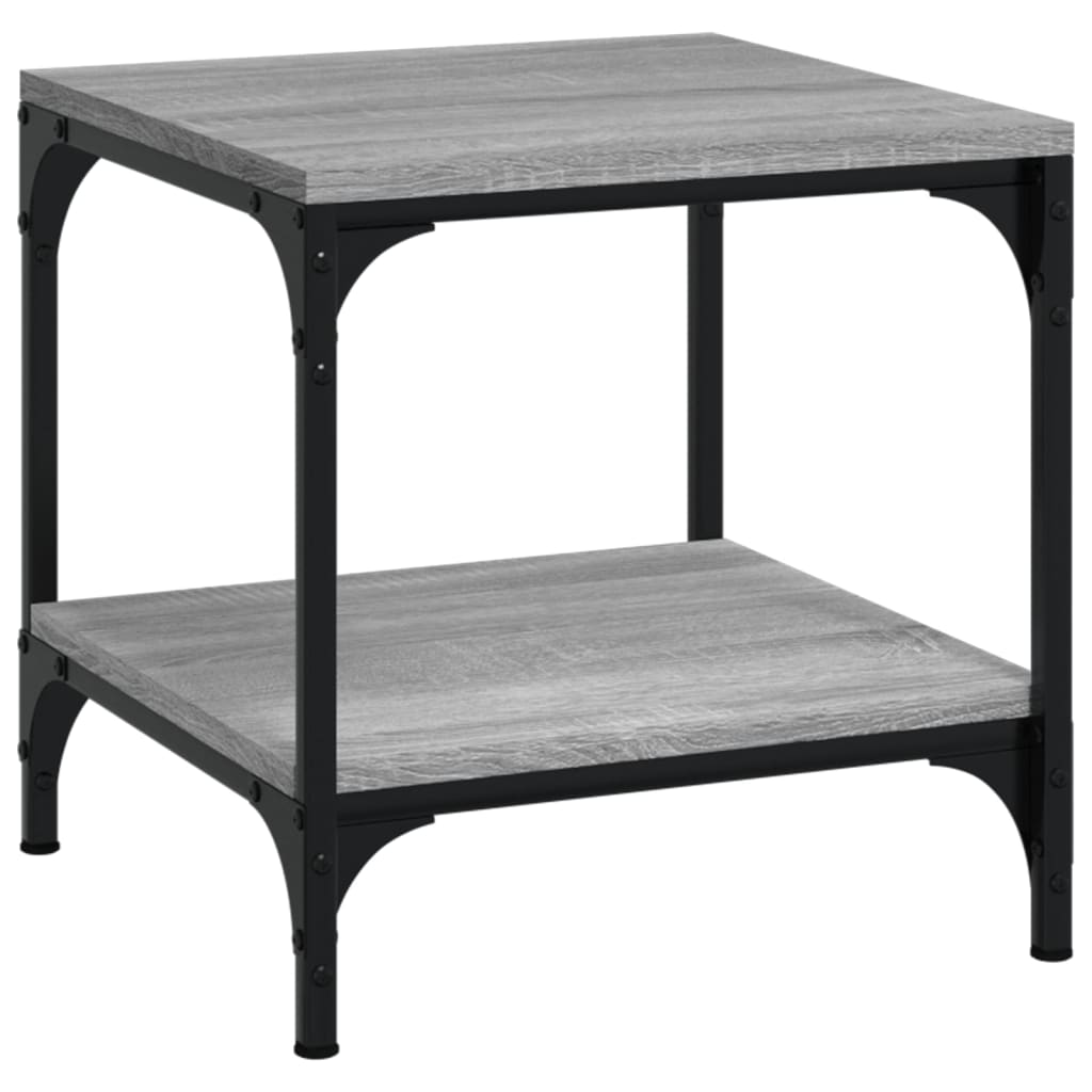 Măsuțe laterale 2 buc. gri sonoma 40x40x40 cm lemn prelucrat GartenMobel Dekor