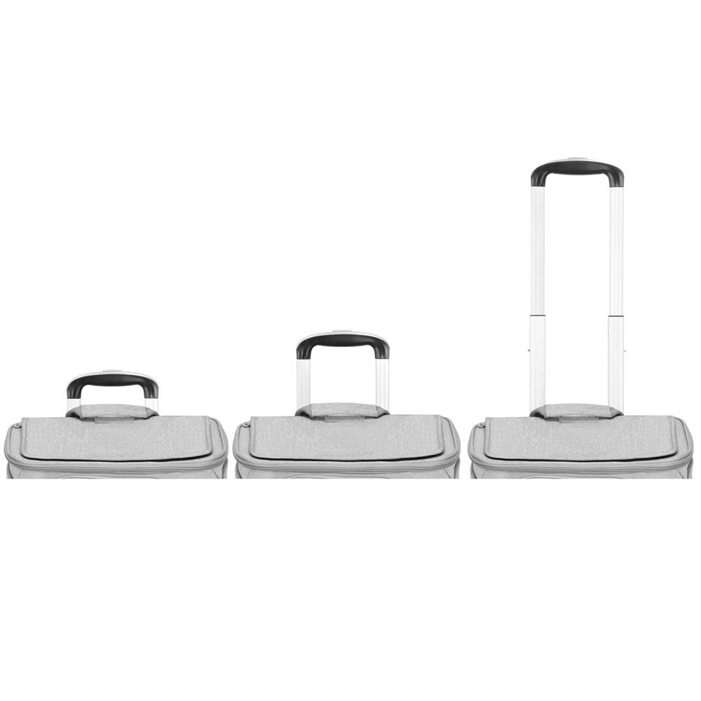 Carucior tip troller pentru transport animale, dublu cu 2 compartimente separate, maxim 22 kg, 55x34x26 cm, gri Household NewTrend