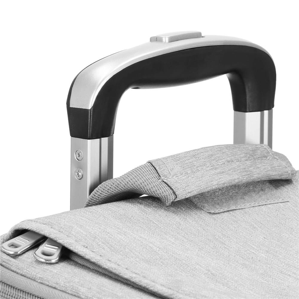 Carucior tip troller pentru transport animale, dublu cu 2 compartimente separate, maxim 22 kg, 55x34x26 cm, gri Household NewTrend