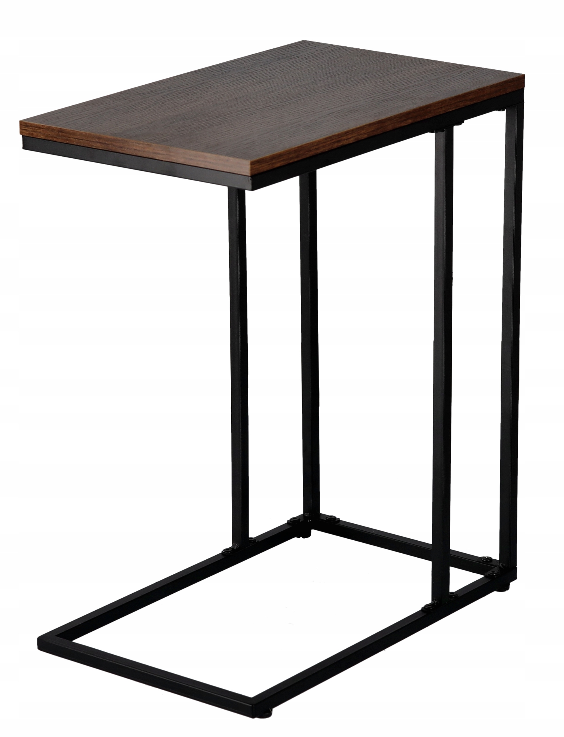 Masuta de cafea, cu cadru de otel, stil industrial, 30x48x59 cm, maro rustic Household NewTrend