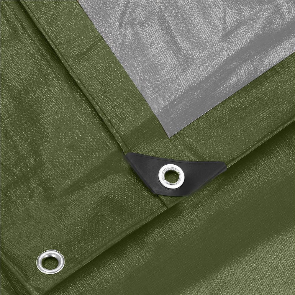 Prelata din polietilena impermeabila laminata, 120g/m2, 2x4m, verde Household NewTrend