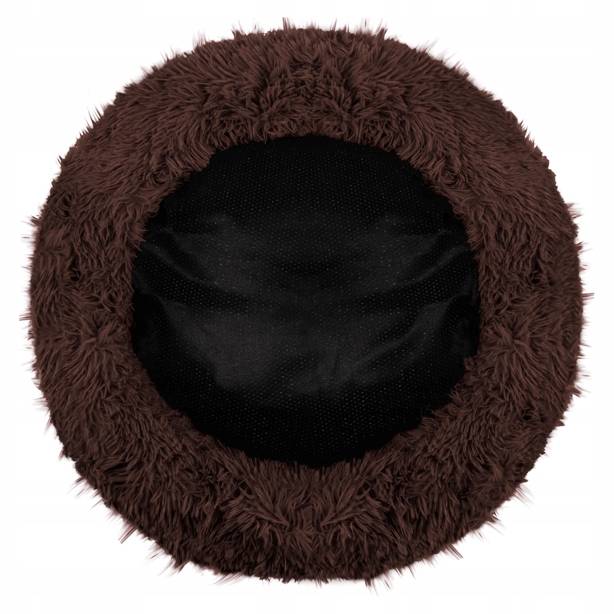 Pat Sersimo pentru caini si pisici, cu husa detasabila, maro, diametru 90cm Household NewTrend