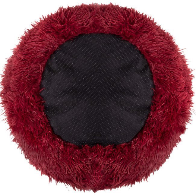Pat Sersimo pentru caini si pisici, cu husa detasabila, visiniu, diametru 60cm Household NewTrend