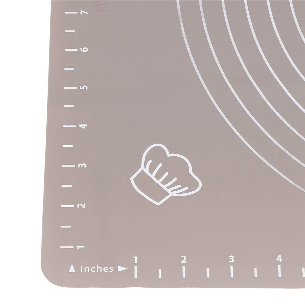 Plansa din silicon alimentar de framantat aluat, rezistenta la temperaturi ridicate, 50x40cm, gri Household NewTrend