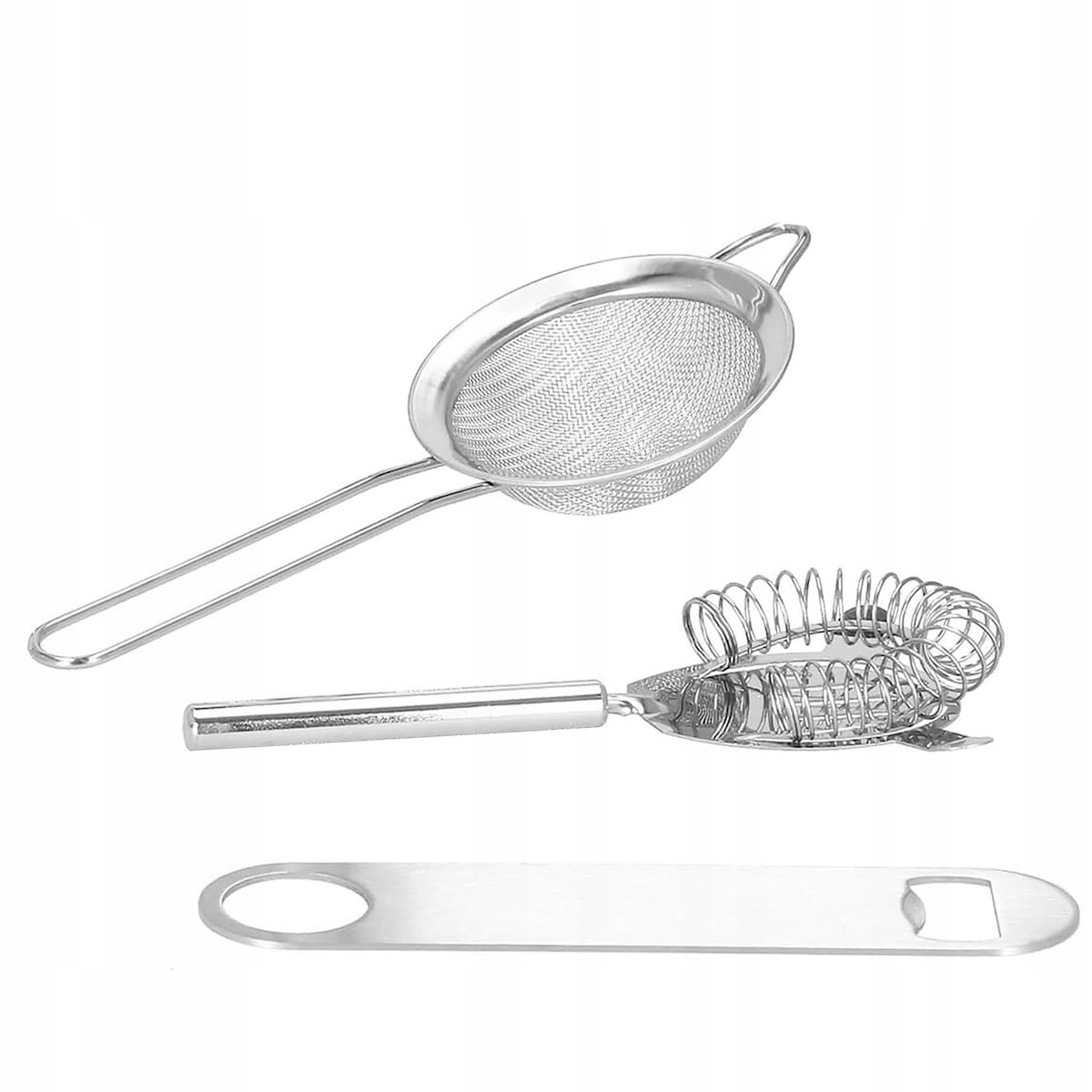 Set Cocktail Shaker Kit pentru barmani 400/700 ml, KI9, 11 piese Household NewTrend