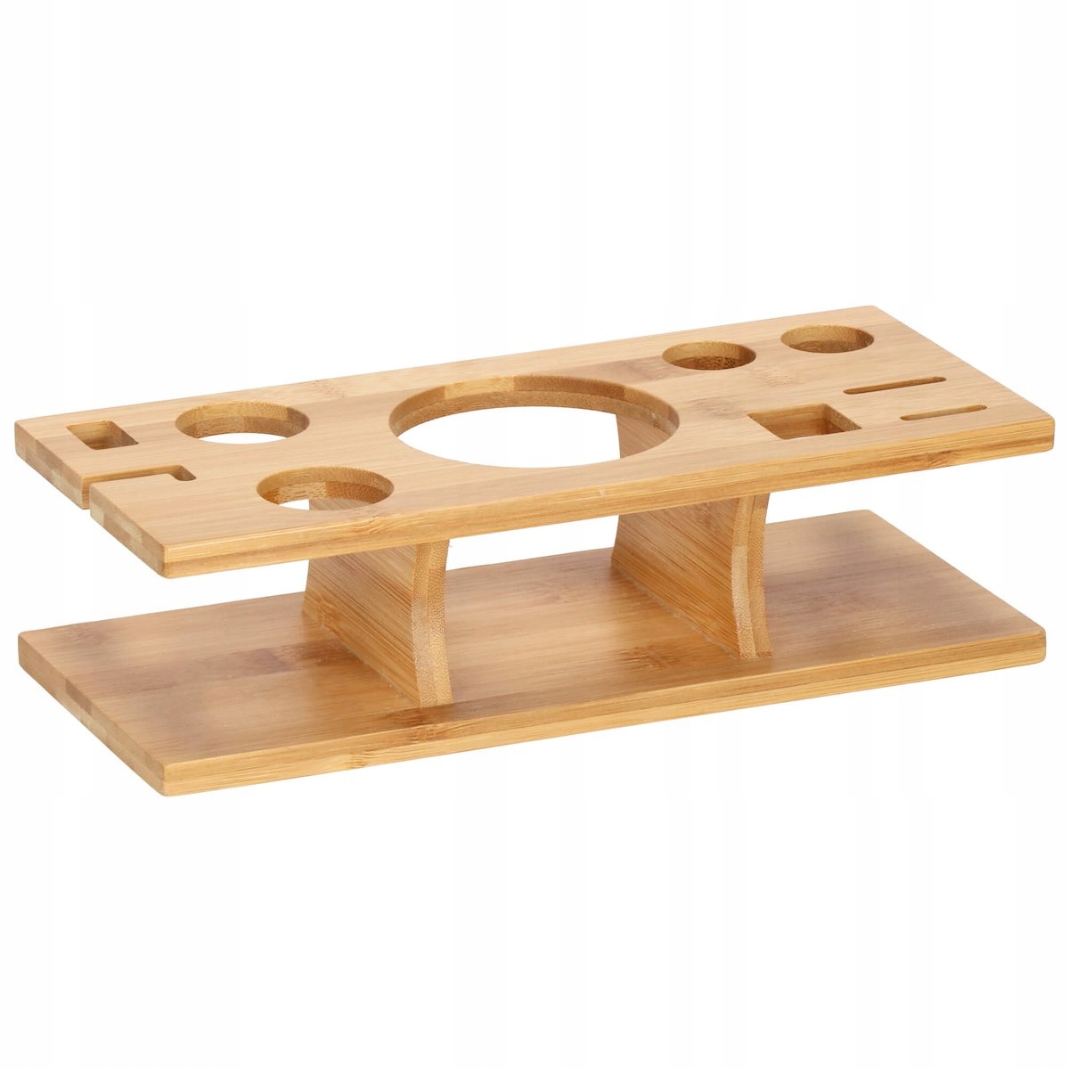 Set Cocktail Shaker Kit pentru barmani 750ml, KI10, suport bambus, 12 piese Household NewTrend