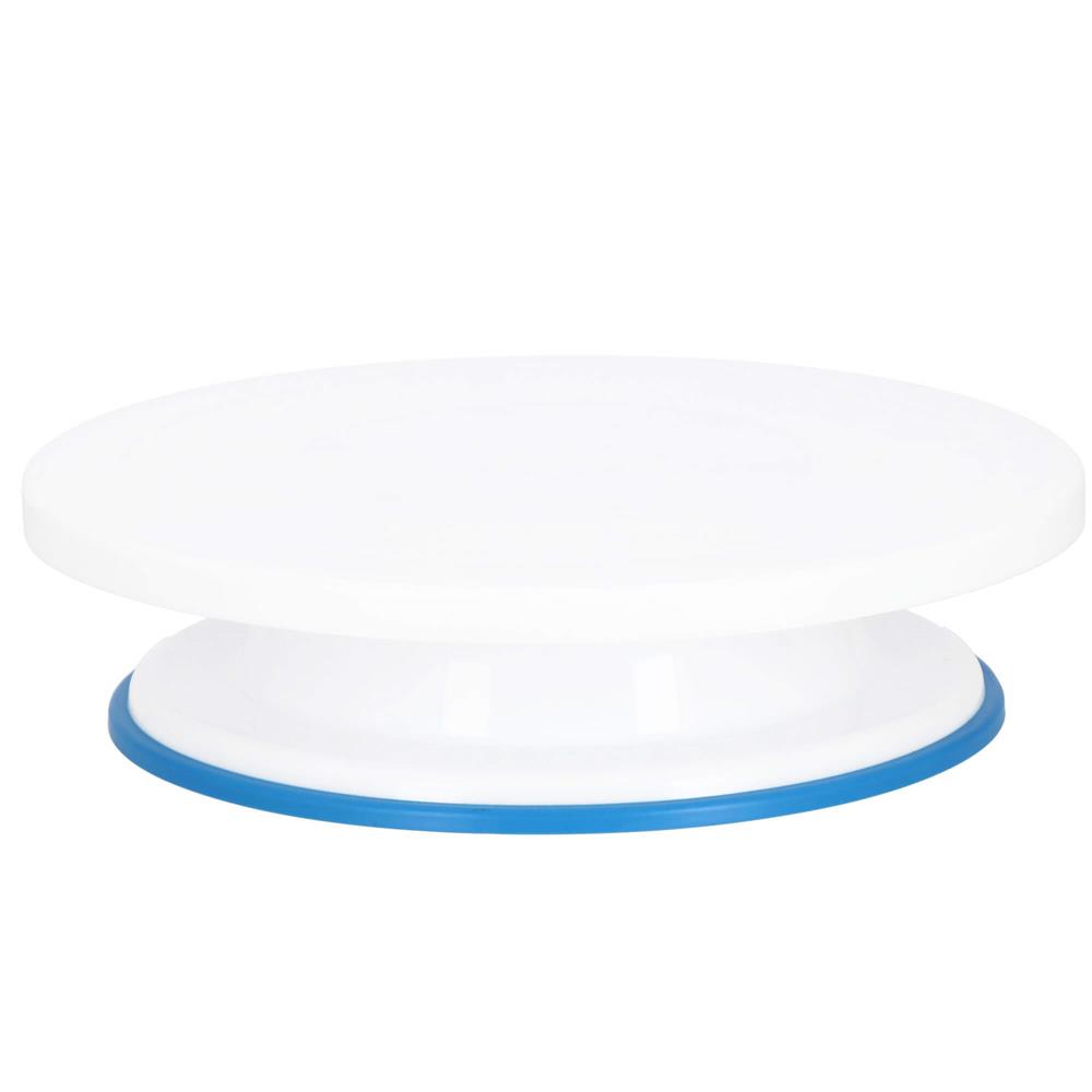 Set patiserie cu platou rotativ, 37 piese cu sabloane pentru ornarea prajiturilor Household NewTrend